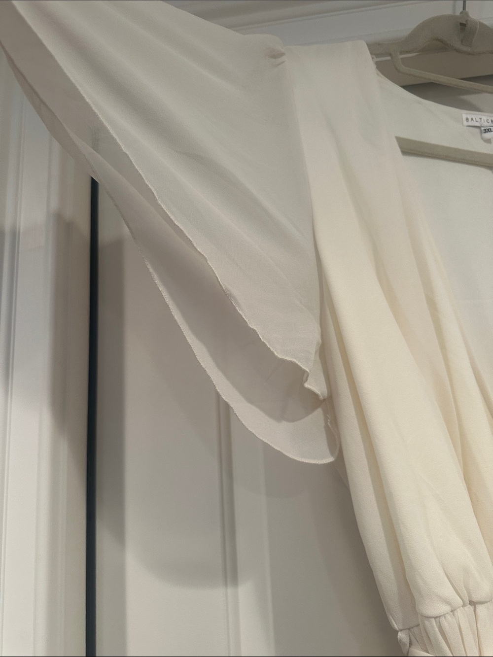 Baltic Born Cream Maxi Wrap Dress - Picture 5 of 6